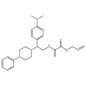 N1-allyl-N2-(2-(4-(dimethylamino)phenyl)-2-(4-phenylpiperazin-1-yl)ethyl)oxalamide Structure
