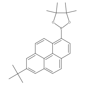 2-[7-(1,1-Dimethylethyl)-1-pyrenyl]-4,4,5,5-tetramethyl-1,3,2-dioxaborolane Structure