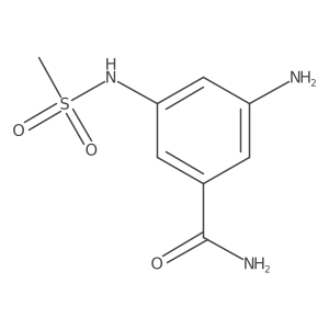 3-Amino-5-(methylsulfonamido)benzamide Structure