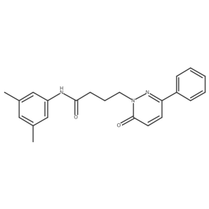 N-(3,5-dimethylphenyl)-4-(6-oxo-3-phenylpyridazin-1(6H)-yl)butanamide Structure