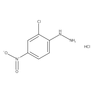 2-Chloro-4-nitro-phenyl-hydrazine hydrochloride结构式