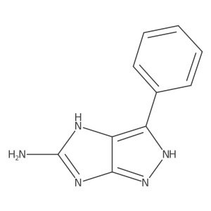 1,6-Dihydro-3-phenylimidazo[4,5-c]pyrazol-5-amine Structure