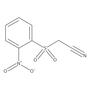 [(2-Nitrophenyl)sulfonyl]acetonitrile结构式