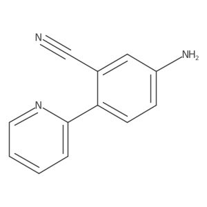 5-Amino-2-pyridin-2-ylbenzonitrile Structure