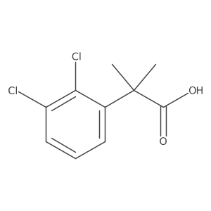 2-(2,3-Dichlorophenyl)-2-methylpropanoic acid结构式
