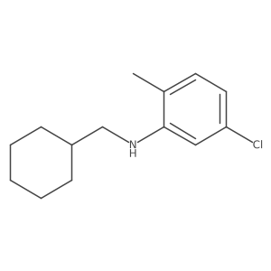5-Chloro-N-(cyclohexylmethyl)-2-methylaniline Structure