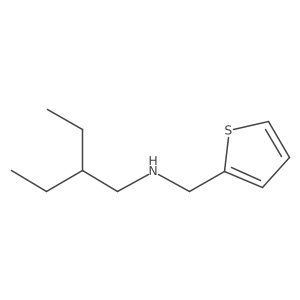 (2-Ethylbutyl)(thiophen-2-ylmethyl)amine结构式