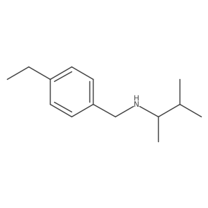 [(4-Ethylphenyl)methyl](3-methylbutan-2-yl)amine结构式