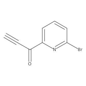 1-(6-Bromopyridin-2-yl)prop-2-yn-1-one结构式