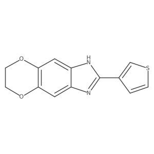 5-(Thiophen-3-yl)-10,13-dioxa-4,6-diazatricyclo[7.4.0.0,3,7]trideca-1(9),2,4,7-tetraene Structure