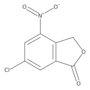 6-Chloro-4-nitroisobenzofuran-1(3H)-one结构式