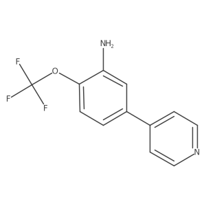 5-(Pyridin-4-yl)-2-(trifluoromethoxy)aniline Structure