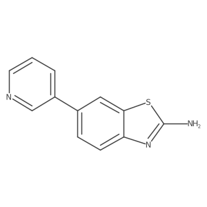6-Pyridin-3-yl-1,3-benzothiazol-2-amine Structure