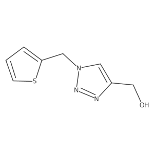 (1-(thiophen-2-ylmethyl)-1H-1,2,3-triazol-4-yl)methanol Structure