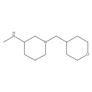 N-methyl-1-((tetrahydro-2H-pyran-4-yl)methyl)piperidin-3-amine Structure