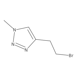 4-(2-Bromoethyl)-1-methyltriazole结构式