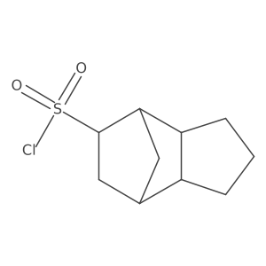 Tricyclo[5.2.1.0,2,6]decane-8-sulfonyl chloride结构式