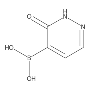 (3-Oxo-2,3-dihydropyridazin-4-yl)boronic acid结构式