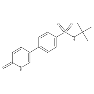 5-(4-T-Butylsulfamoylphenyl)-2-hydroxypyridine结构式
