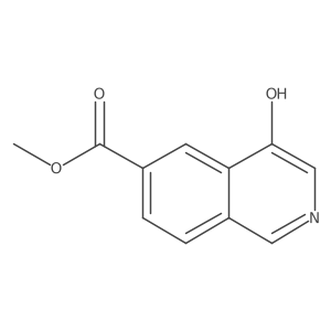 Methyl 4-hydroxyisoquinoline-6-carboxylate Structure
