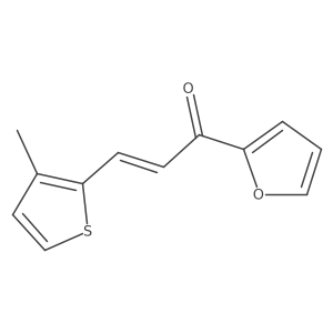 (2E)-1-(Furan-2-yl)-3-(3-methylthiophen-2-yl)prop-2-en-1-one结构式