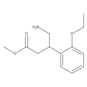 Methyl 4-amino-3-(2-ethoxyphenyl)butanoate Structure