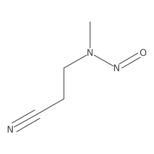 3-(Methyl-nitrosoamino)propionitrile-d3结构式