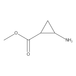 (1R,2S)-Methyl 2-aminocyclopropanecarboxylate Structure