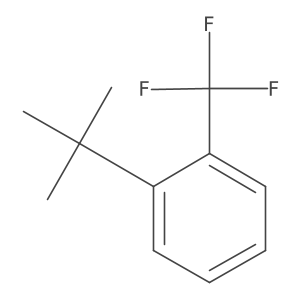 1-(Tert-butyl)-2-(trifluoromethyl)benzene Structure