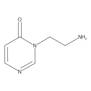 3-(2-Aminoethyl)-3,4-dihydropyrimidin-4-one Structure