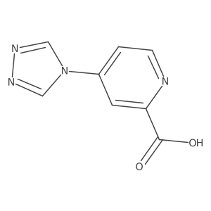 4-(4H-1,2,4-Triazol-4-yl)picolinic acid结构式