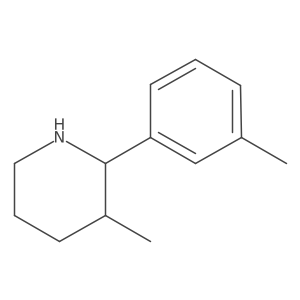 3-Methyl-2-(3-methylphenyl)piperidine结构式
