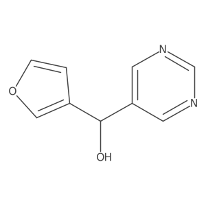 5-Pyrimidinemethanol, I+/--3-furanyl-结构式