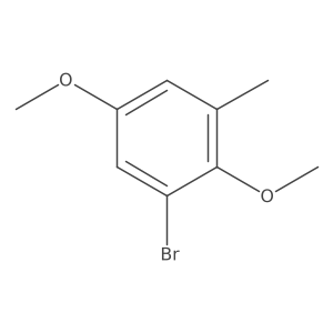 1-Bromo-2,5-dimethoxy-3-methylbenzene Structure