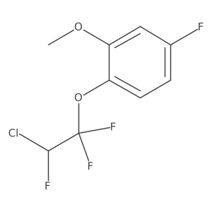 2-(2-Chloro-1,1,2-trifluoroethoxy)-5-fluoroanisole Structure