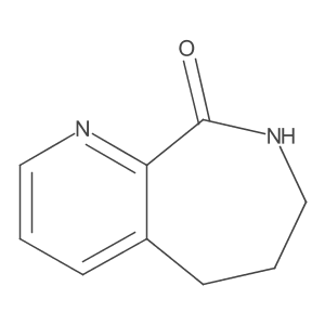 5H,6H,7H,8H,9H-pyrido[2,3-c]azepin-9-one Structure