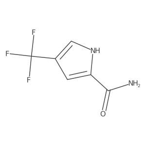 4-Trifluoromethyl-1H-pyrrole-2-carboxylic Acid Amide Structure
