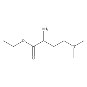 Ethyl 2-amino-4-(dimethylamino)butanoate Structure