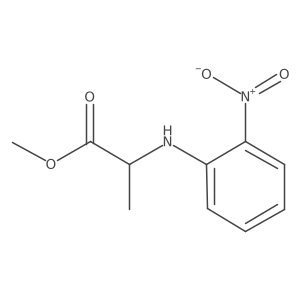 Methyl 2-[(2-nitrophenyl)amino]propanoate Structure