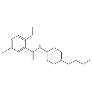 5-Chloro-2-methoxy-N-[1-(2-methoxyethyl)piperidin-4-YL]benzamide Structure