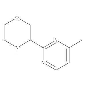 3-(4-Methylpyrimidin-2-YL)morpholine结构式