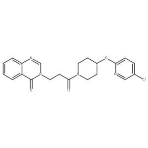 3-(3-(4-((5-chloropyridin-2-yl)oxy)piperidin-1-yl)-3-oxopropyl)quinazolin-4(3H)-one Structure