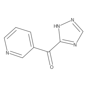 3-(4H-1,2,4-triazole-3-carbonyl)pyridine结构式