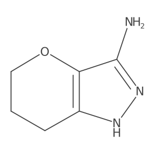 2,5,6,7-Tetrahydropyrano[3,2-c]pyrazol-3-amine Structure