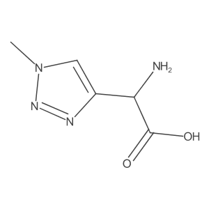 2-Amino-2-(1-methyl-1h-1,2,3-triazol-4-yl)acetic acid Structure