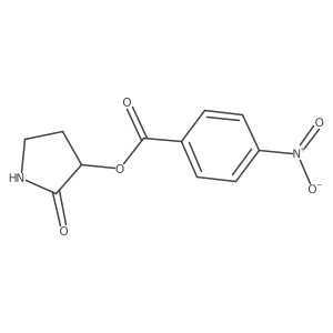 (2-Oxopyrrolidin-3-yl) 4-nitrobenzoate结构式