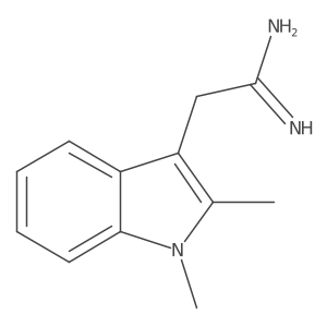 2-(1,2-dimethyl-1H-indol-3-yl)ethanimidamide Structure