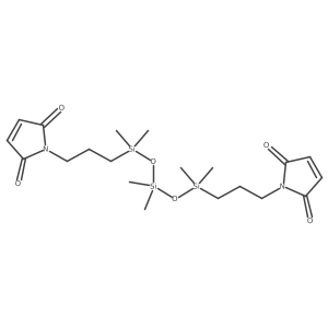 1-[3-[[[3-(2,5-Dioxopyrrol-1-yl)propyl-dimethylsilyl]oxy-dimethylsilyl]oxy-dimethylsilyl]propyl]pyrrole-2,5-dione Structure