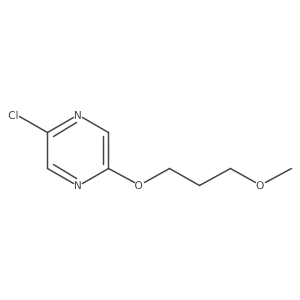 2-Chloro-5-(3-methoxypropoxy)pyrazine Structure