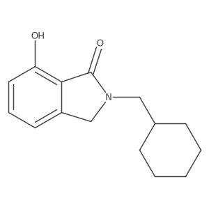 2-(cyclohexylmethyl)-7-hydroxy-3H-isoindol-1-one Structure